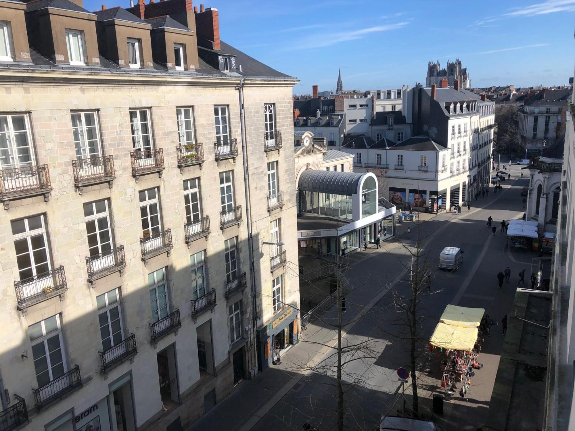 Appt 3 Chambres Hyper Centre Tres Calme Tres Clair Quartier Place Royale, Parking Gratuit Nantes Extérieur photo